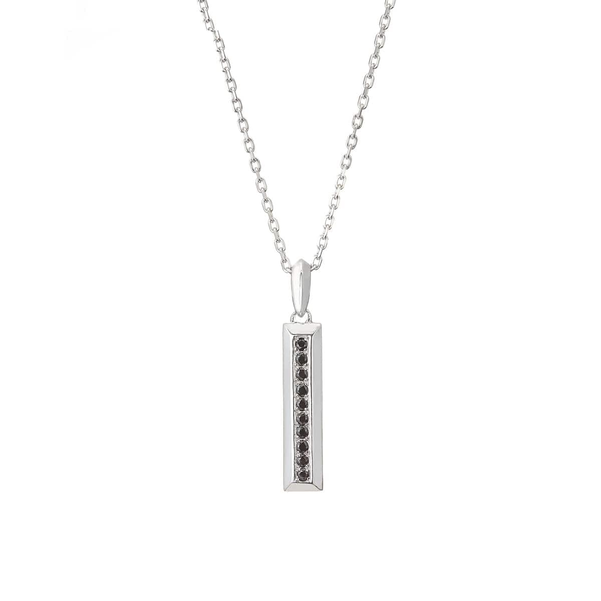 【HD Jewelry】 ネックレス MENs SV925 シルバー BKCZ 50cm 5175600114