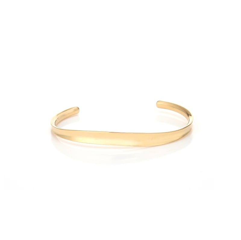 【h&d Jewelry】 バングル COOL SV925 イエローゴールド M 5175600184