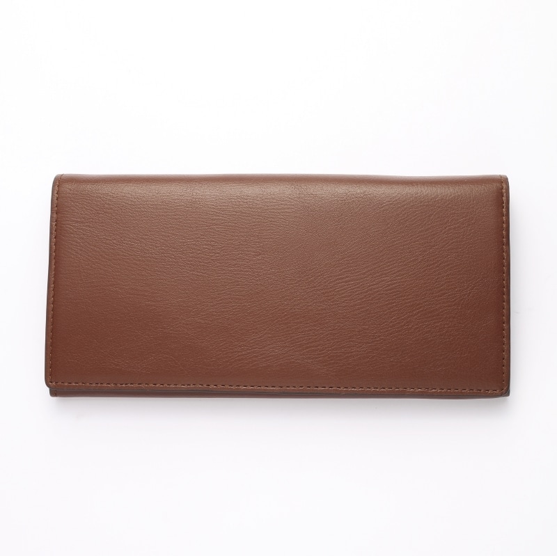 【H&D Leather】 二つ折 長財布 HDB-801 ブラウン 5564200234