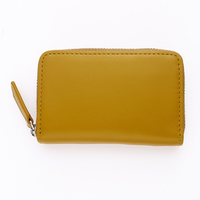 【H&D Leather】 オールイン コインケース HDB-401 イエロー 5564200258