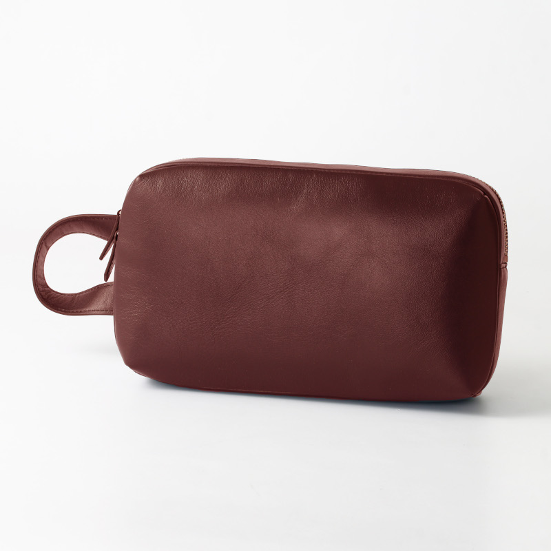 【H&D Leather】 セカンドバッグ HDB-L4 ワイン 5564200461