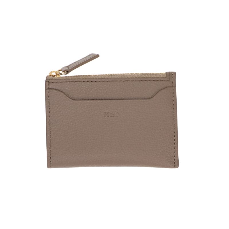 【NOROM Leather】 ファスナー コインケース HDL-4 グレージュ 5564200635