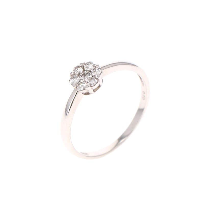 【HEART & CUPID DIAMOND】 PT プラチナ 900 0.2ct ダイヤモンド リング #10 1164200002