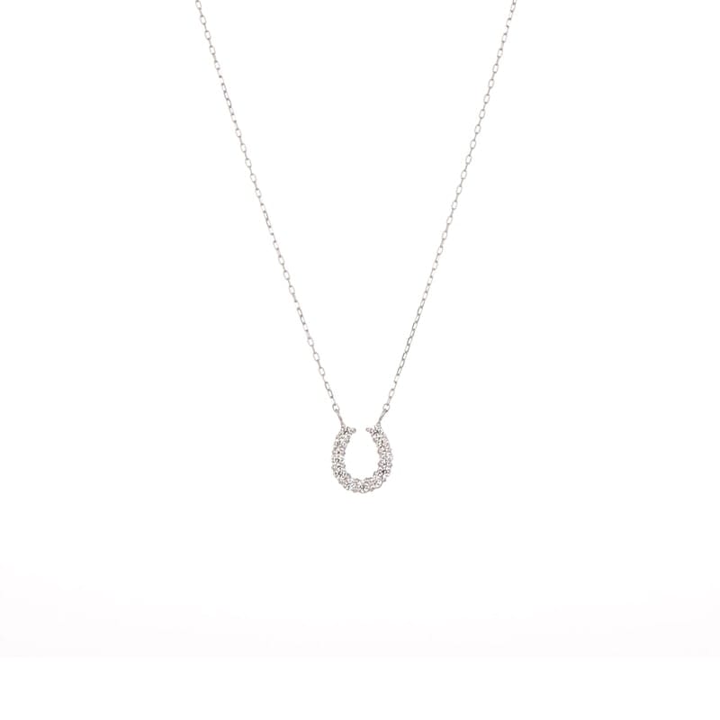 【HEART & CUPID DIAMOND】 PT プラチナ 0.17ct ダイヤモンド ネックレス 1164200495