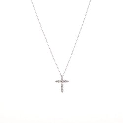 【HEART & CUPID DIAMOND】 PT プラチナ 0.17ct ダイヤモンド ネックレス 1164200496