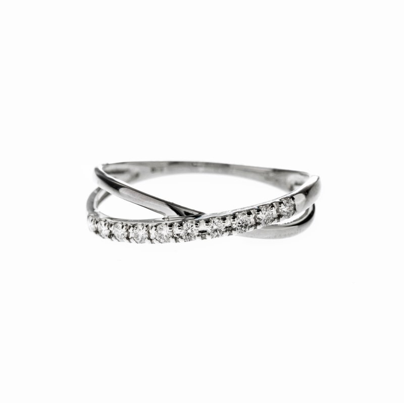 【HEART & CUPID DIAMOND】 PT プラチナ 900 0.1ct ダイヤモンド リング 1164200497