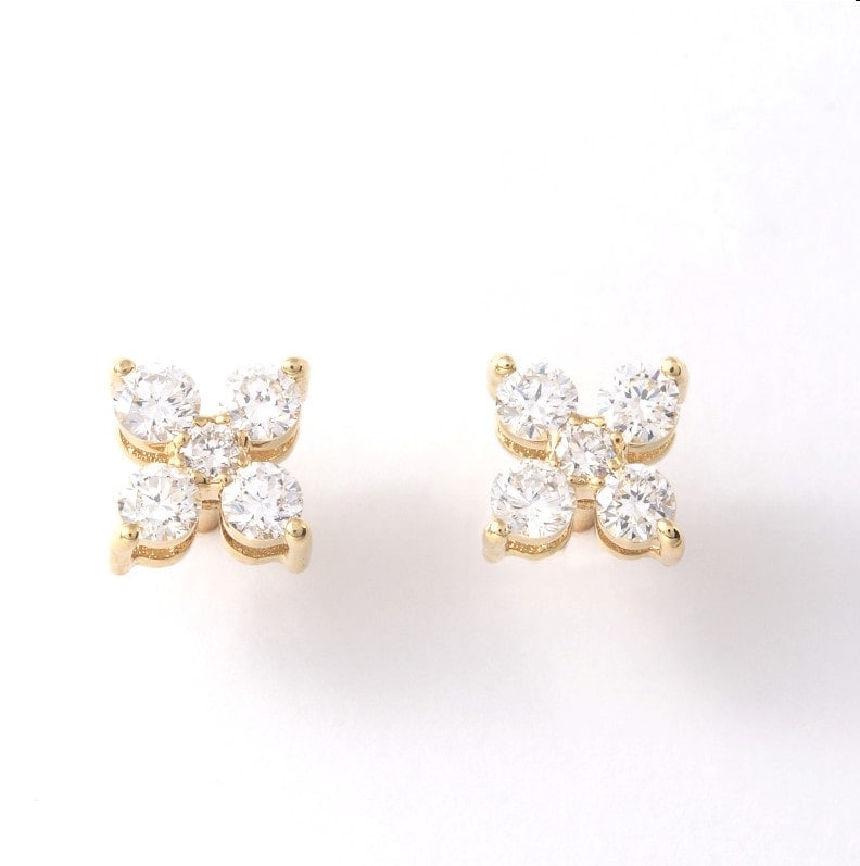 【Lab Grown Diamond】 K18 YG イエローゴールド 0.2ct ラボグロウンダイヤモンド LGD ピアス 1164200594