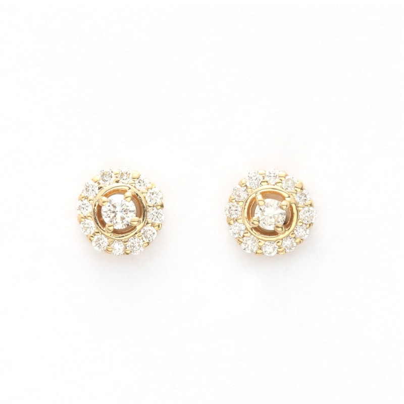 【Lab Grown Diamond】 K18 YG イエローゴールド 0.18ct ラボグロウンダイヤモンド LGD ピアス 1168800039