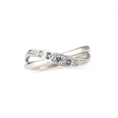 【h&d Jewelry】 Capsule Collection Blue リング SWEET SV925 シルバー CZ 5175600208