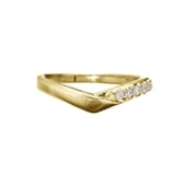 【h&d Jewelry】 Rhombus リング COOL SV925 イエローゴールド CZ 5175600218