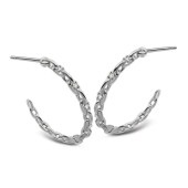 【h&d Jewelry】 Chain ピアス SWEET SV925 シルバー CZ 5175600233