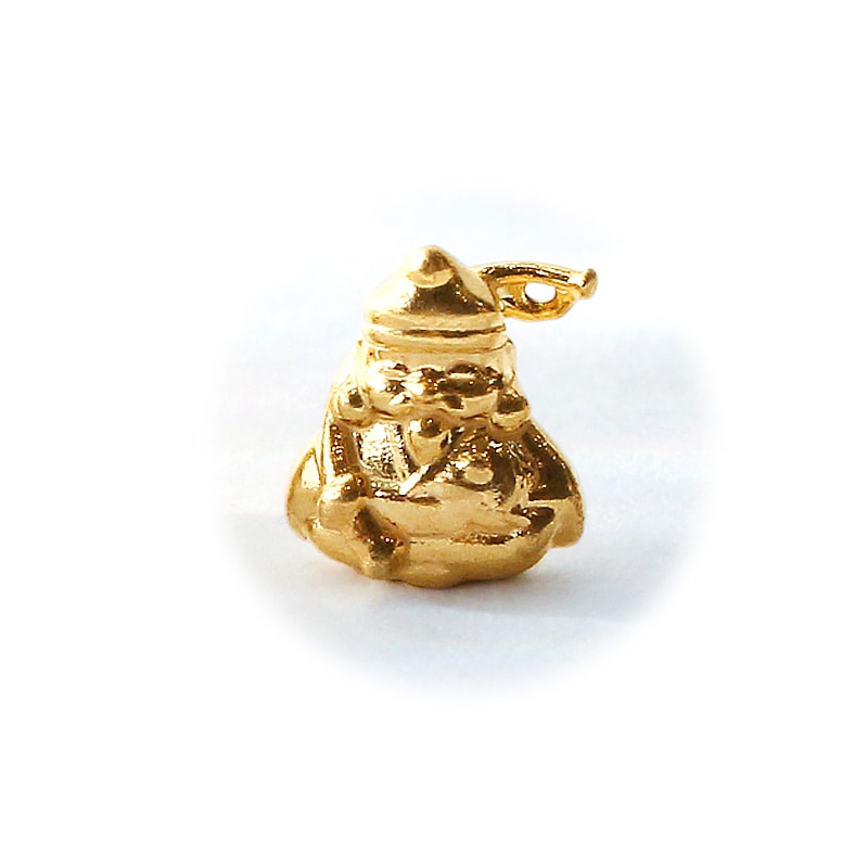 【純金 K24 GOLD】 K24 純金 お守り 七福神 恵比寿天 M 1181000005