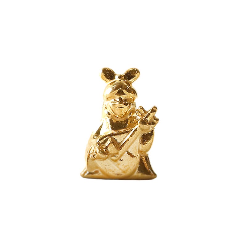 【純金 K24 GOLD】 K24 純金 お守り 七福神 弁財天 M 1181000009