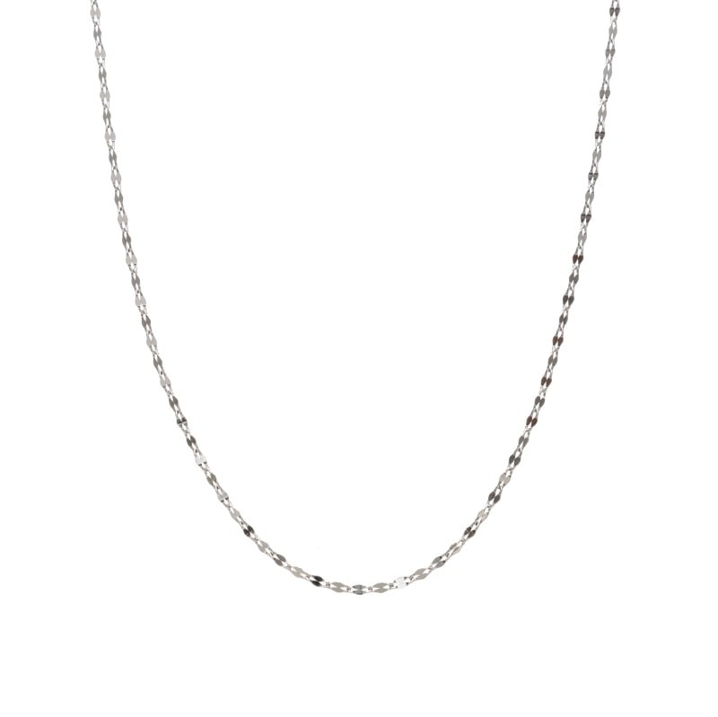 【Gold Jewelry】 デザインチェーン ネックレス ファンタジアチェーン PT プラチナ 850 φ0.2 40cm 1131100306