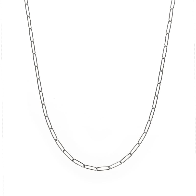 【Gold Jewelry】 デザインチェーン ネックレス トラックチェーン PT プラチナ φ0.5 45cm 1180900010