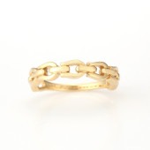 【h&d Jewelry】 Horseshoe リング PAIR SV925 イエローゴールド 5175600272