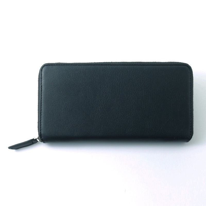 【H&D Leather】 ラウンドジップ 長財布 HDB-11 ダークネイビー 5564200673