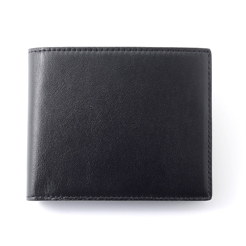 【H&D Leather】 二つ折財布 HDB-3 ブラック 5564200675