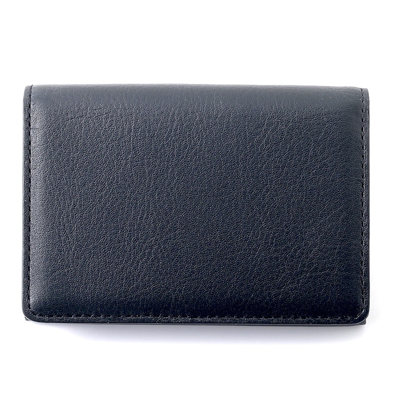 【H&D Leather】 名刺入れ カードケース HDB-9 ダークネイビー 5564200678