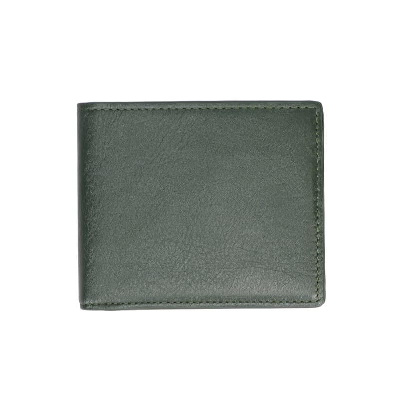 【H&D Leather】 二つ折財布 HDB-3 グリーン 5564200676