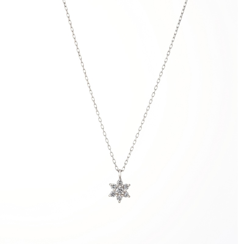 PT プラチナ ダイヤモンド 0.08ct ネックレス 40cm 1175900104