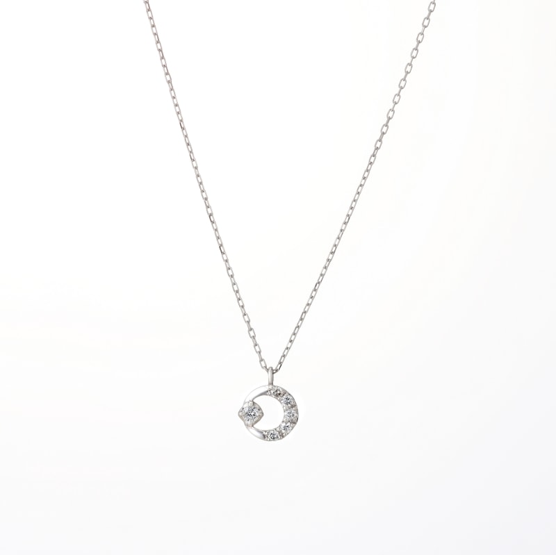 PT プラチナ ダイヤモンド 0.06ct ネックレス 40cm 1175900106