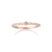 K10 PG ピンクゴールド 0.01ct ダイヤモンド ピンキーリング 1105500199