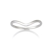 【Gold Jewelry】 K10 WG ホワイトゴールド ピンキーリング 1105500214