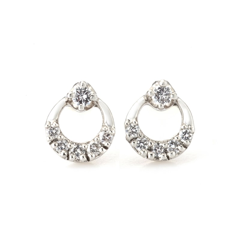 PT プラチナ ダイヤモンド 0.06ct ピアス 1176300014
