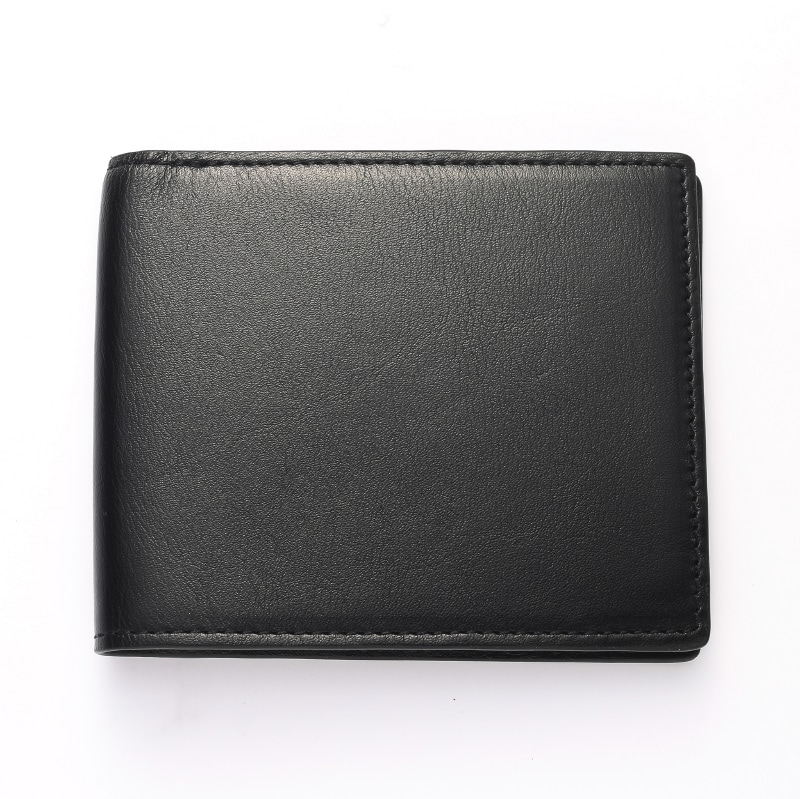 【H&D Leather】 二つ折財布 HDB-301 ブラック 5564200693