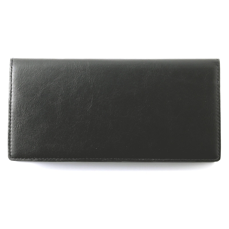 【H&D Leather】 スリムタイプ 長財布 HDB-8 ブラック 5564200689