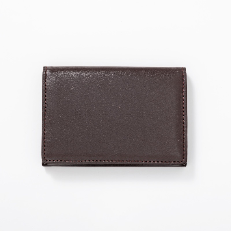【H&D Leather】 名刺入れ カードケース HDB-9 ダークブラウン 5564200696