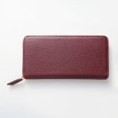 【NOROM Leather】 ラウンドジップ 長財布 HDL-11 バーガンディ 5564200723
