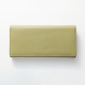 【NOROM Leather】 スナップボタン 長財布 HDL-8L ピスタチオ 5564200724