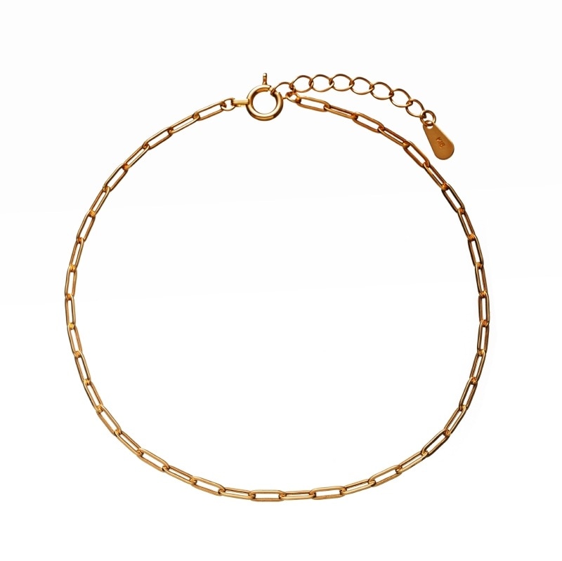 【Gold Jewelry】 CORDA コルダ デザインチェーン ブレスレット クリップチェーン レオンチェーン 中空 K18 YG イエローゴールド 16+2cm 1131100251