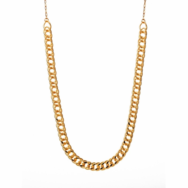 【Gold Jewelry】 CORDA コルダ デザインチェーン ネックレス キヘイチェーン 中空 K18 YG イエローゴールド 60cm 1131100265