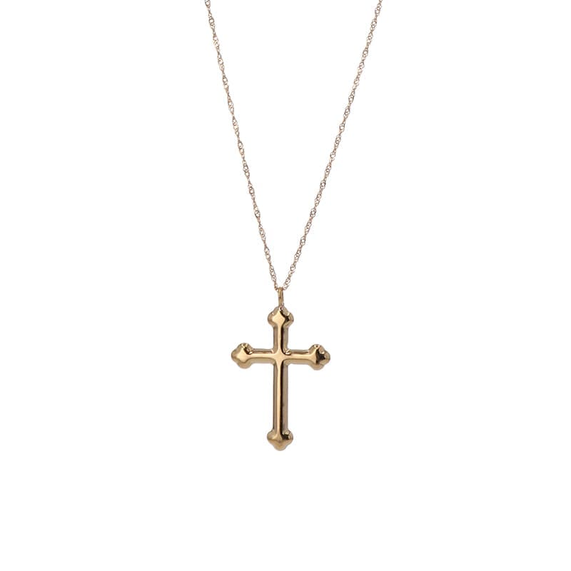 ■専用出品物■ 18k大金メタル シルバークロス Gold Jewelry】 プレシャスメタル K18 YG イエローゴールド クロス