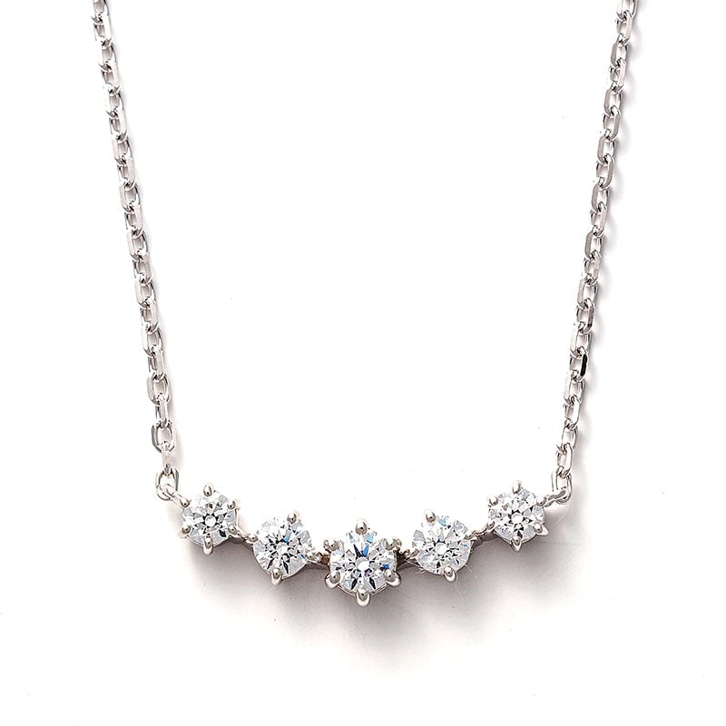 【h&d Jewelry】 ネックレス SWEET SV925 シルバー CZ 40cm 5175600355