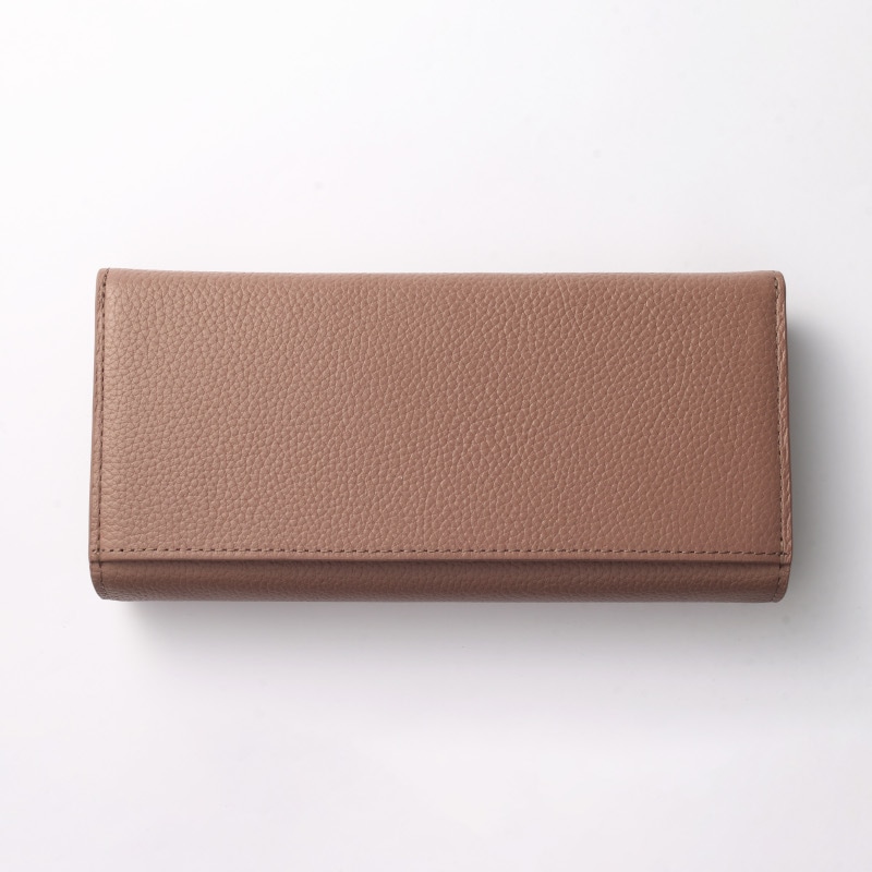 【NOROM Leather】 スナップボタン 長財布 HDL-8L ブラウン 5564200803