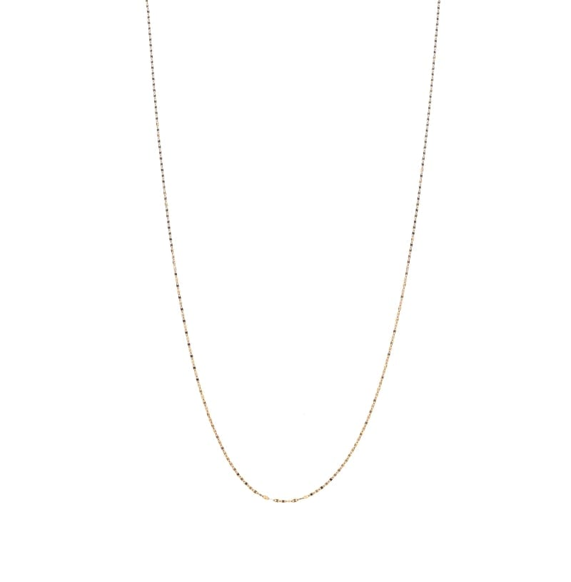 【Gold Jewelry】 デザインチェーン ネックレス ファンタジアチェーン K18YG イエローゴールド φ0.2 45cm 1131100225