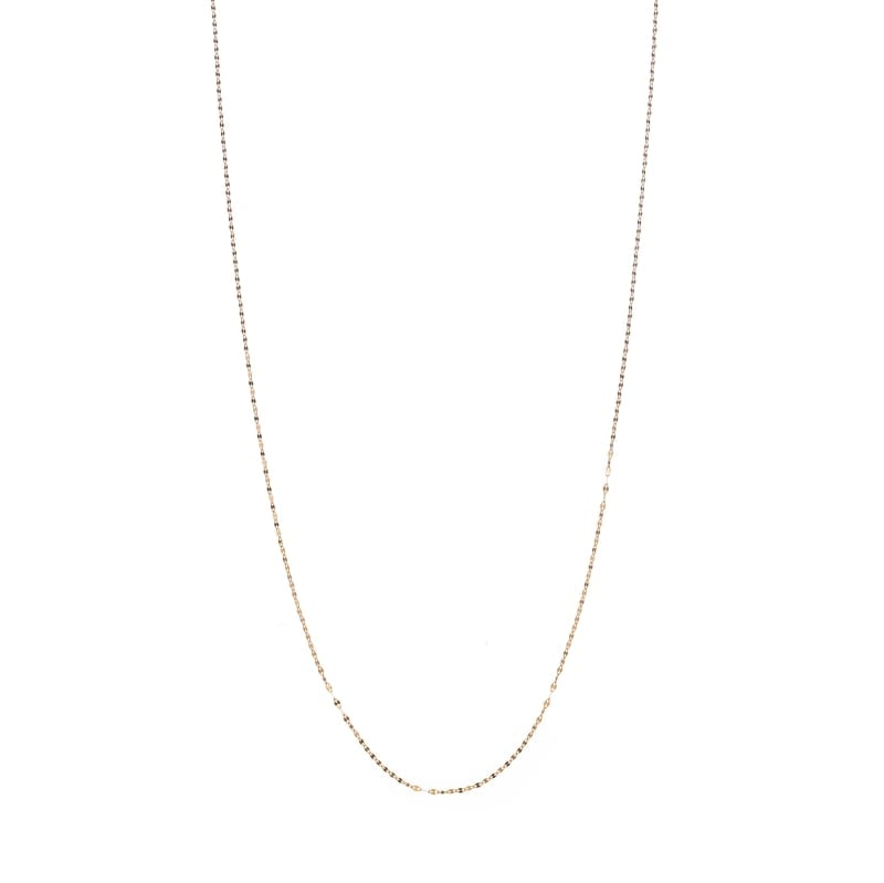【Gold Jewelry】 デザインチェーン ネックレス ファンタジアチェーン K18YG イエローゴールド φ0.2 45cm 1131100283
