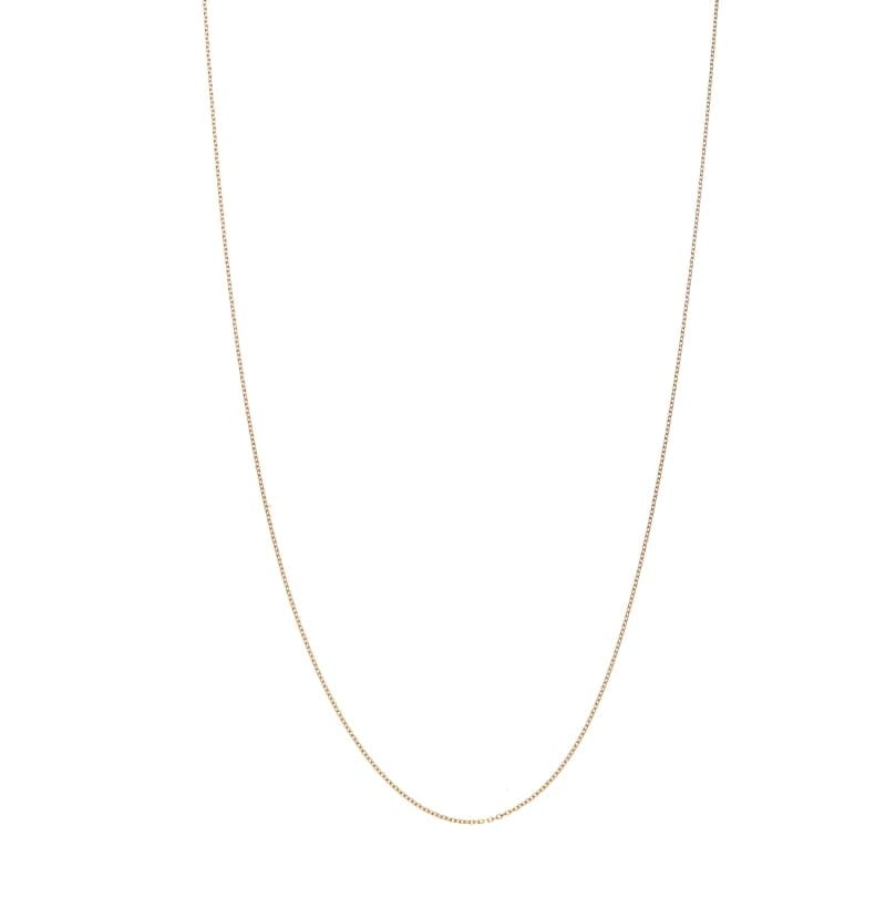 【Gold Jewelry】 デザインチェーン ネックレス アズキチェーン K10YG イエローゴールド φ0.28 45cm フリーアジャスター 1131100297