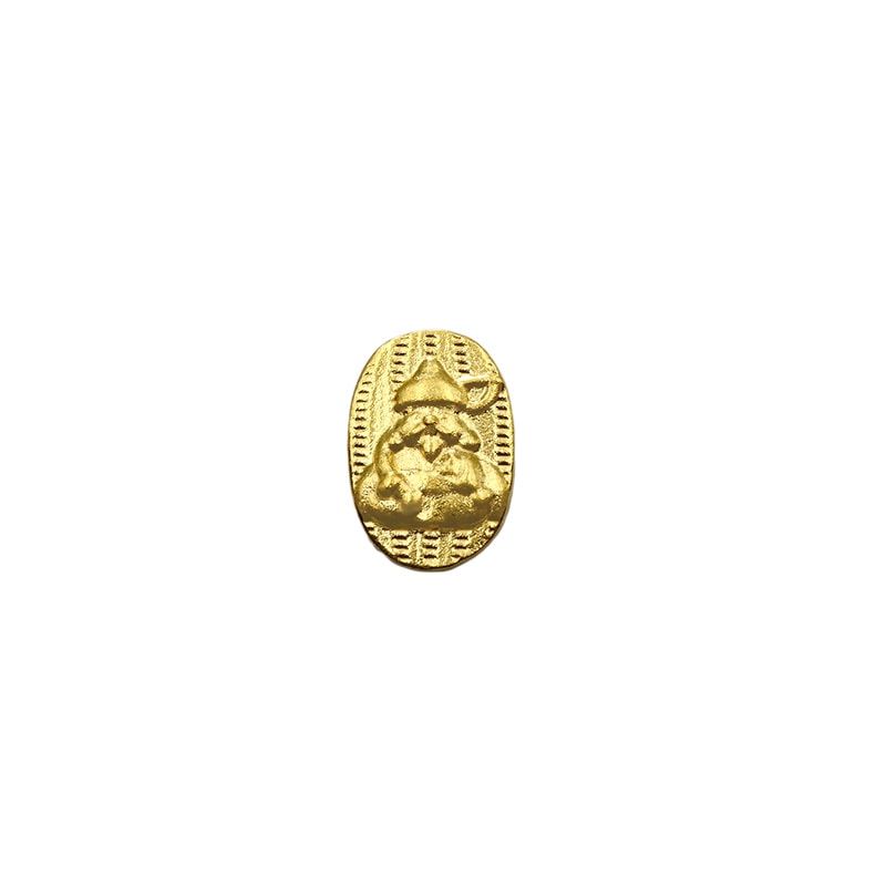 【純金 K24 GOLD】 K24 純金 お守り 小判 七福神 恵比寿天 M 1181000067