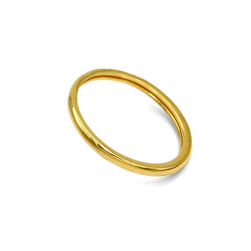 【Gold Jewelry】 K24 YG イエローゴールド リング 1181000091