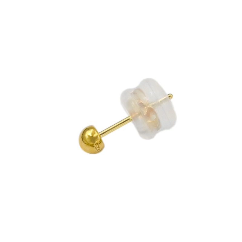 【Gold Jewelry】 K24 YG イエローゴールド ボール シングル ピアス 片耳 3mm 1181000103