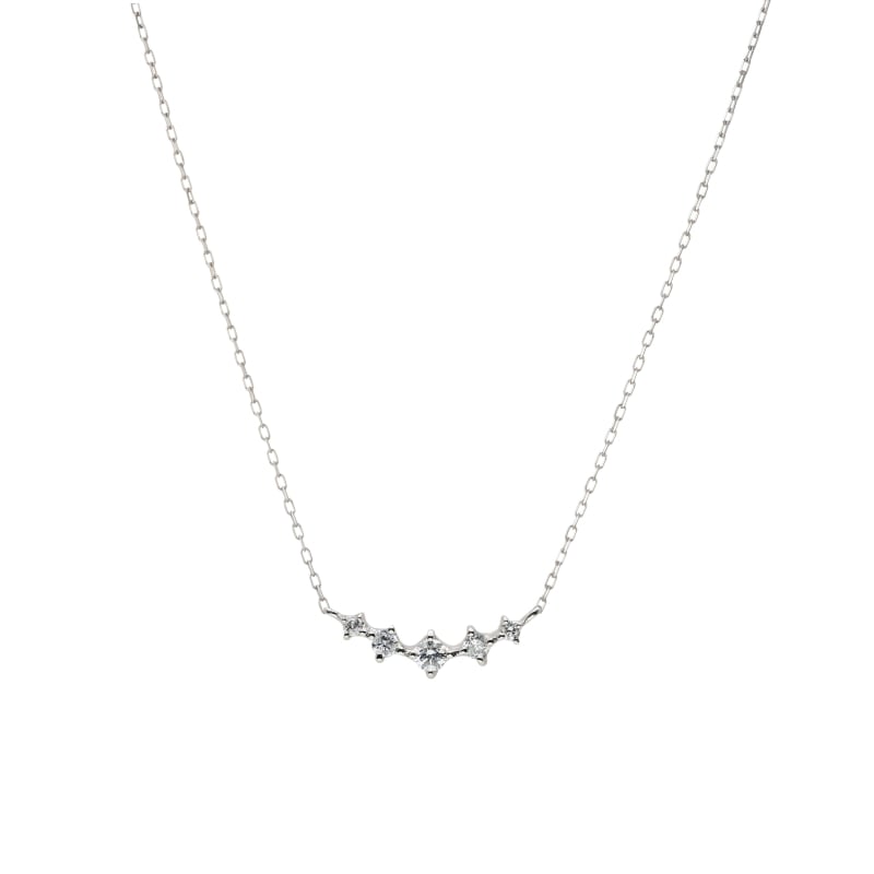 PT プラチナ ダイヤモンド 0.09ct ネックレス 40cm 1176300019
