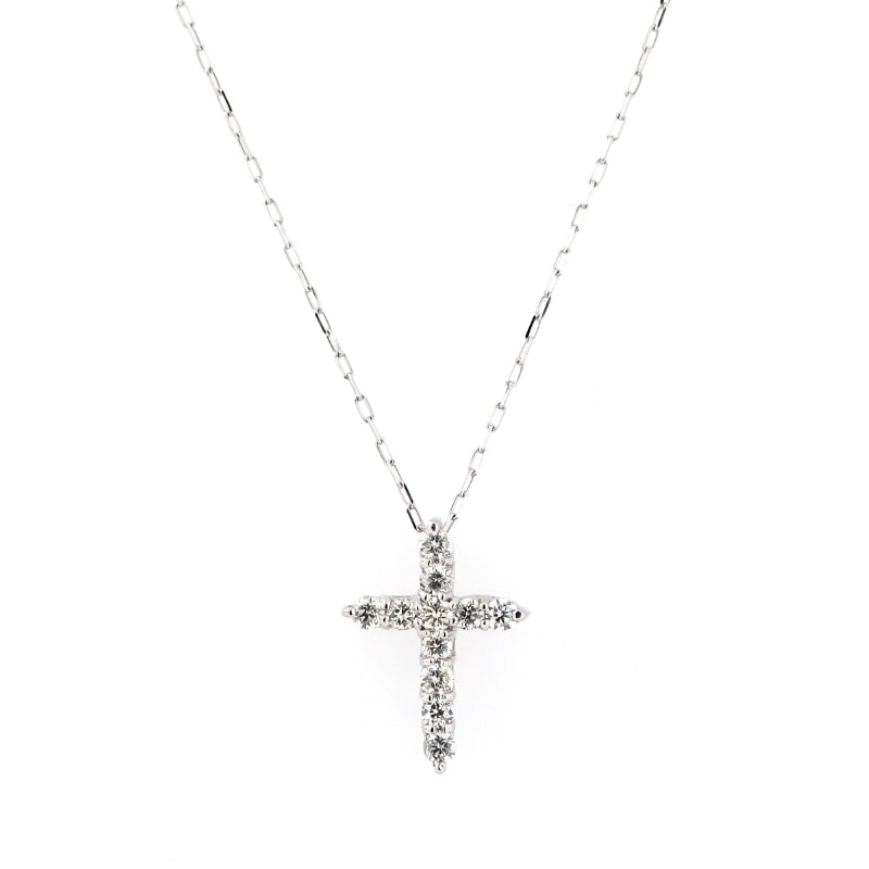 PT プラチナ ダイヤモンド 0.1ct ネックレス 40cm 1176300022