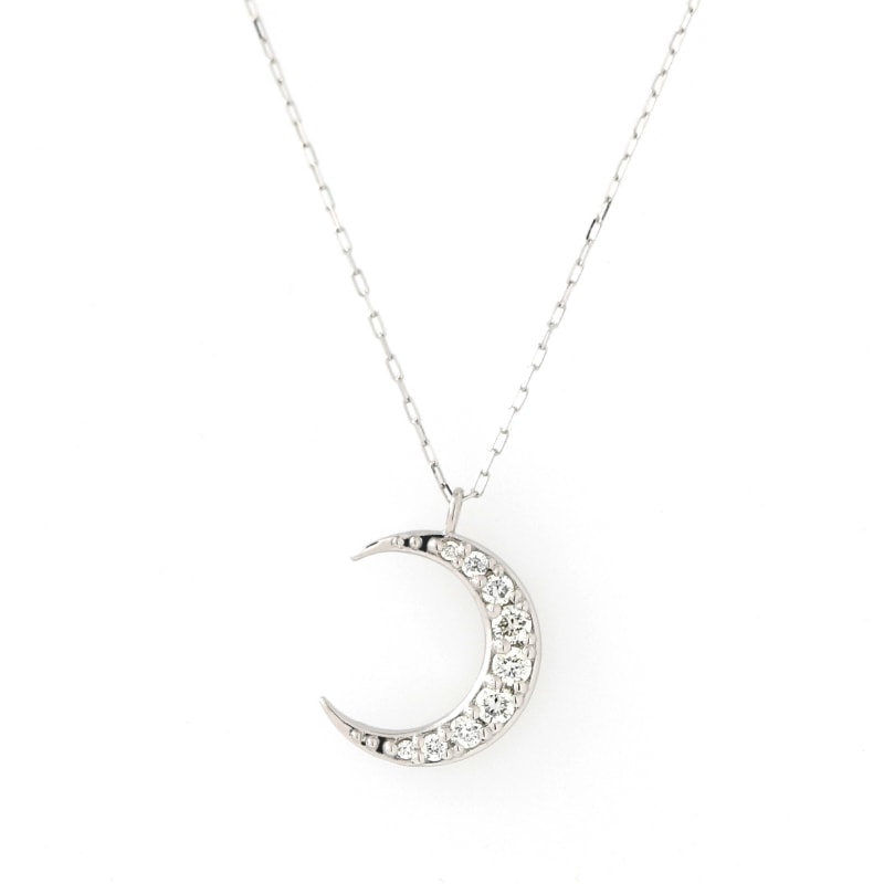 PT プラチナ ダイヤモンド 0.1ct ネックレス 40cm 1176300021