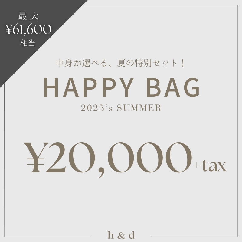 【h&d Jewelry 2025 Summer】選べる！ HAPPY BAG 22000