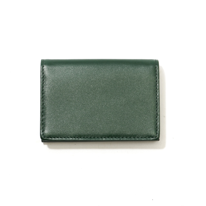 【H&D Leather】 名刺入れ カードケース HDB-9 マラカイトグリーン 5564200764